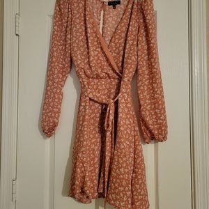 Trixxi long sleeve floral dress. XL.